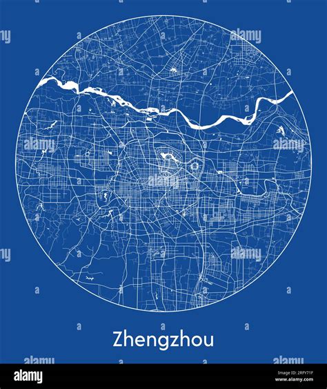 Zhengzhou China Map Layered PDF Map Of Zhengzhou, Henan, China