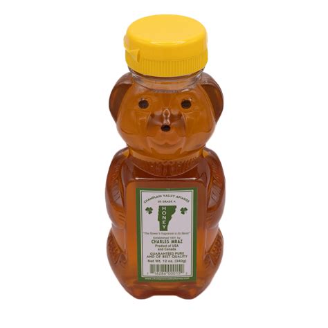 Liquid Honey - 12 oz Honey Bear Bottle