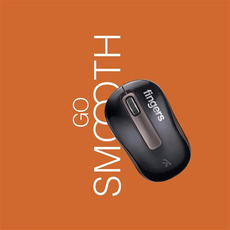 FINGERS GlidePro Wireless Mouse with Nano USB Receiver Highly Responsi ...