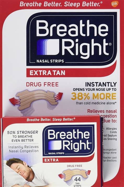 Buy Breathe Right Extra Clear Nasal Strips Drug Free Sensitive (44 ...