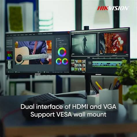 HIKVISION DS‑D5022QE‑D 21.5″ 75Hz FHD VA Monitor 3D Noise Reduction ...
