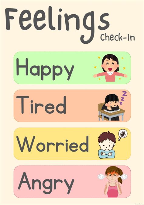 Mash > 1st / 2nd Class > Feelings Chart Check-In