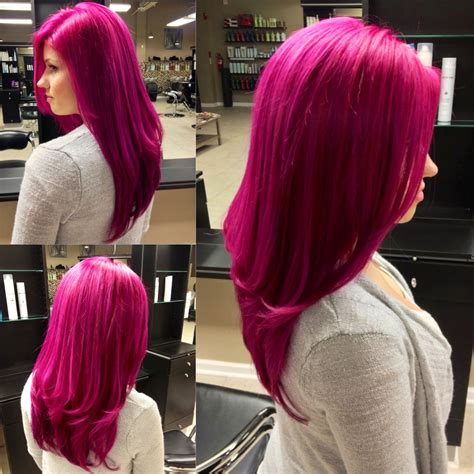 Dark Pink Hair Color