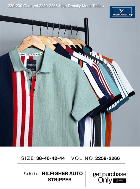 220-230 Gsm Vol 2259-2266 High Density Vertical Mens Tshirts Manufactu ...
