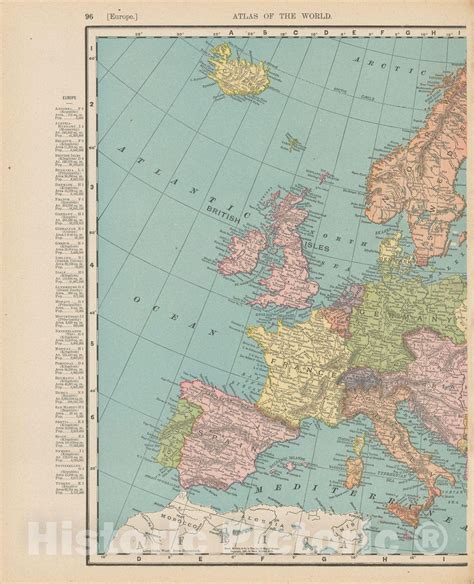 Map Of Europe 1900 1914 Map Of Europe 1900 Stock Illustration