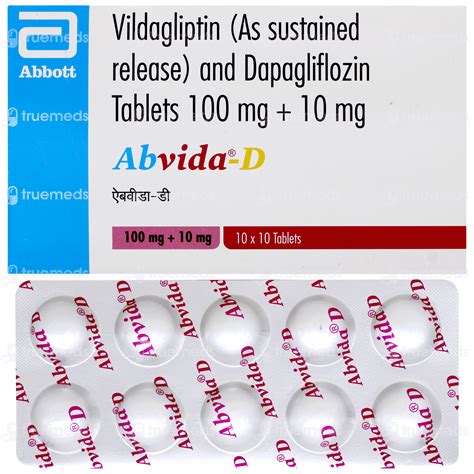 Abvida D 10010 Mg Tablet 10 - Uses, Side Effects, Dosage, Price | Truemeds