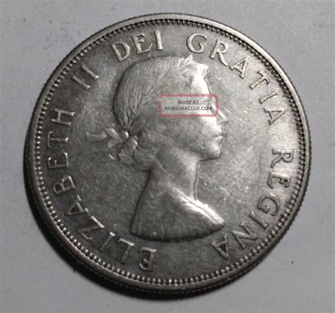 1957 50 Cent Silver Canada Coin