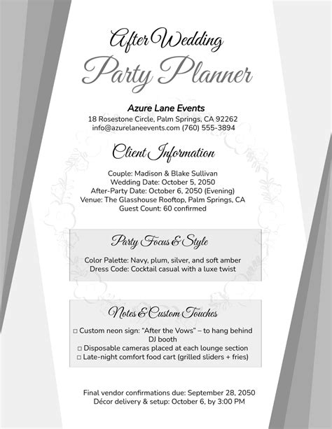 Dj Wedding Planner Template Top 5 Wedding Checklist Templates With