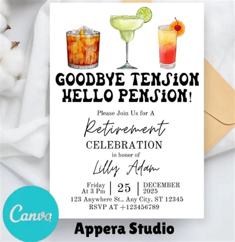 10 रिटायरमेंट पार्टी निमंत्रण टेम्पलेट जो आपके पास अवश्य होने चाहिए ...