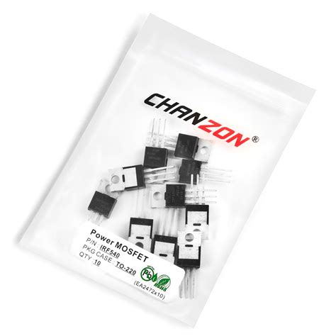 Buy Chanzon 10pcs IRF540 TO-220 Power Sic MOSFET IRF540NPBF 33A Mosfets ...