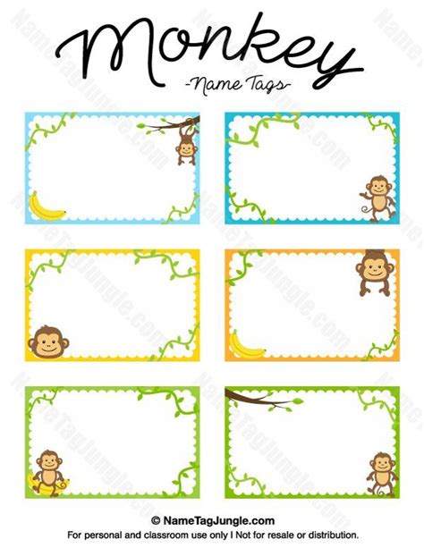 Free Printable Cubby Tags