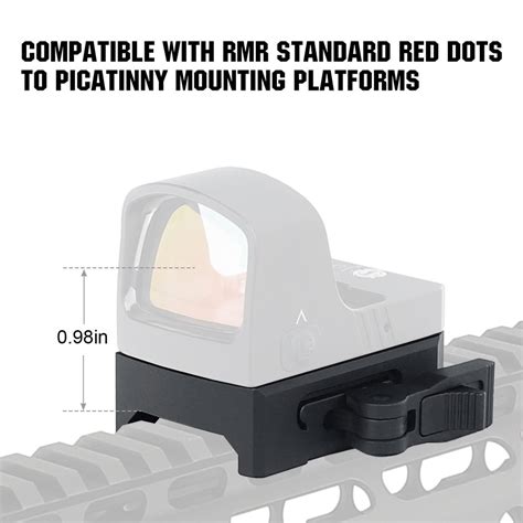 Olight Red Dot RMSc To Picatinny Adapter Picatinny Red Dot Sight Mount ...
