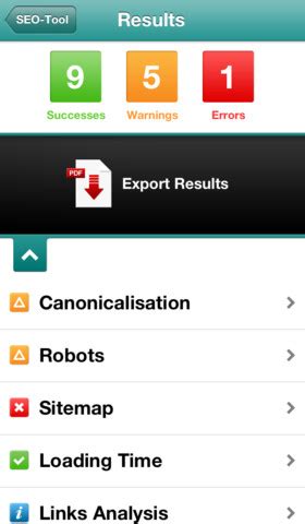 Found Release SEO Audit Tool iPhone App -- Found | PRLog