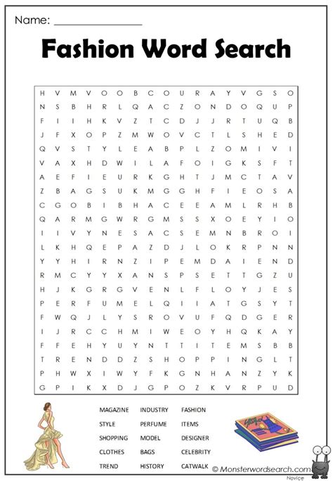 Fashion word search – Artofit