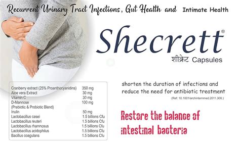 Buy Shecrett Oral Vaginal Probiotics for women | Cranberry Suppplement ...