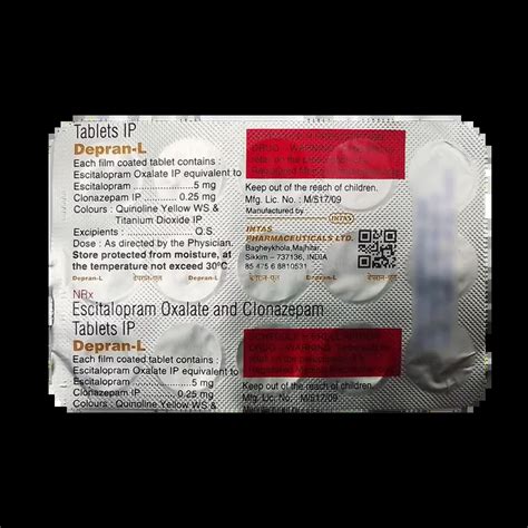 DEPRAN L TABLET 15'S Price, Uses, Side Effects & Substitutes | Medkart