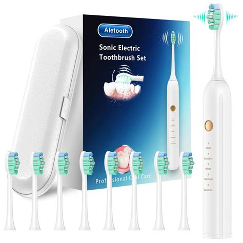 Sonic Electric Toothbrush Ultra Whitening Toothbrush Set, Professional ...