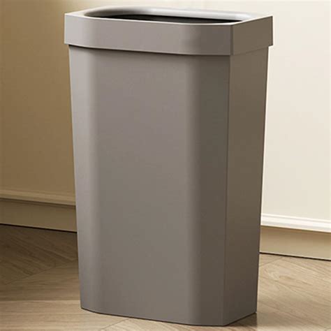 Amazon.com: Halyuhn 4 Gallon Slim Trash Can, Plastic Kitchen Bathroom ...