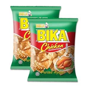 Bika Chicken Flavoured Snacks Crackers 60 g Pack of 2 : Amazon.in ...