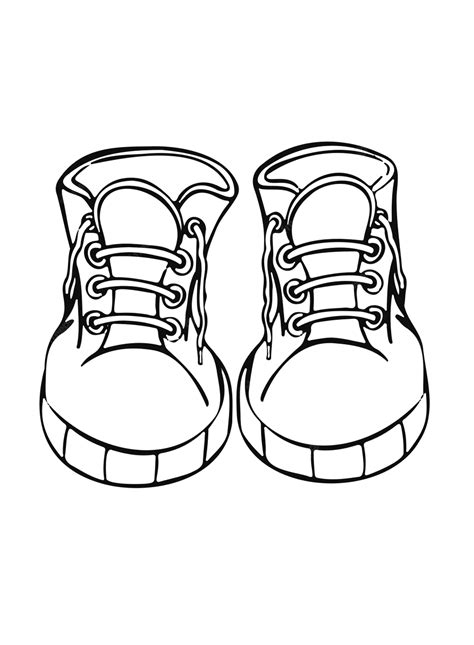 Shoe Coloring Pages