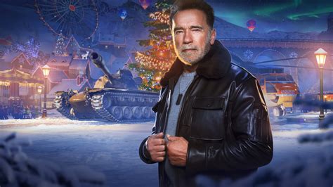 Download wallpaper tanks, offensive, arnold schwarzenegger, World of ...