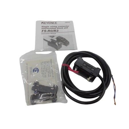 Keyence Manual-Calibration Fiber Optic Sensor, Wiring-Saving Connector ...