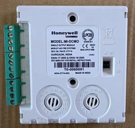 Morley-IAS by Honeywell - Addressable Control Output Module MI-DCMO ...