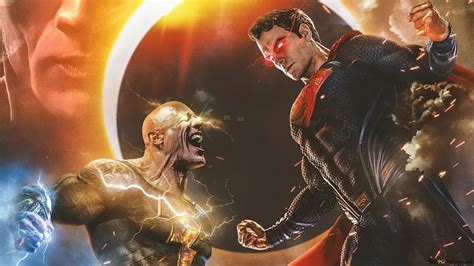 Superman vs Black Adam 4K wallpaper download