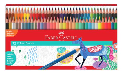Faber-Castell Triangular Colour pencils - Pack of 72 (Assorted ...