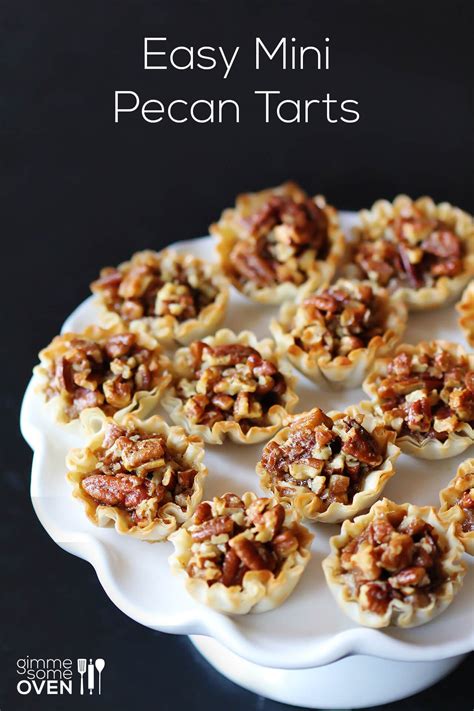 Easy Mini Pecan Tarts | Gimme Some Oven