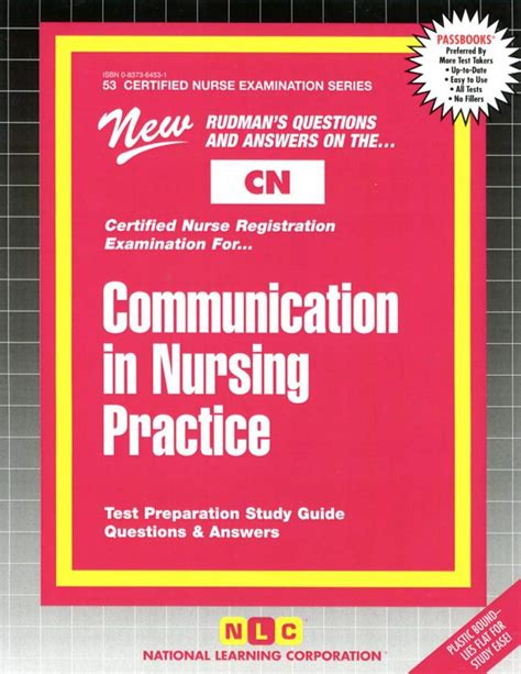 Communication in Nursing Practice: Passbooks Study Guide : Corporation ...