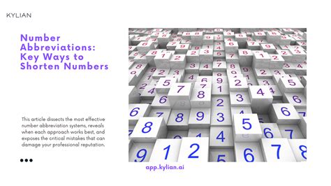 Abbreviated Numbers
