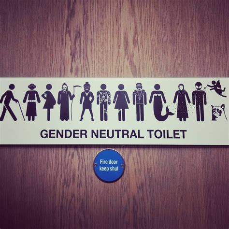 Gender Neutral Bathroom Sign Printable