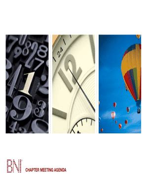 Bni Meeting Agenda Template - Fill Online, Printable, Fillable, Blank ...