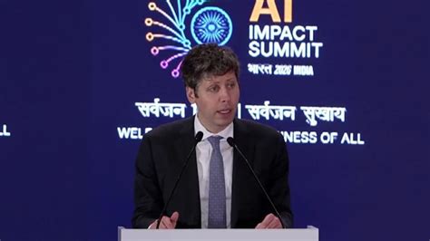India well positioned to lead and shape AI, says Sam Altman, a sharp ...
