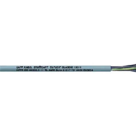 1123041 Lapp | Lapp ÖLFLEX CLASSIC 130 H Control Cable, 7 Cores, 0.75 ...