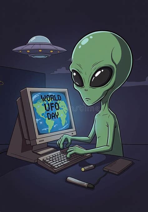Alien Typing On Computer 的图像结果
