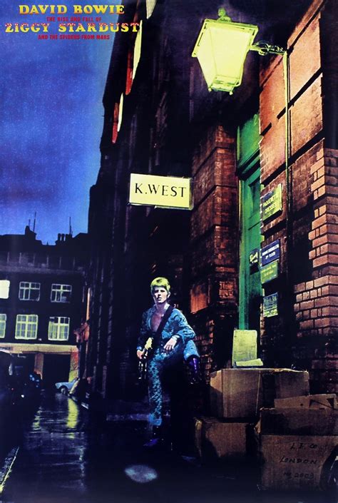 David Bowie Ziggy Stardust Album Cover Poster - Buy Online at ...