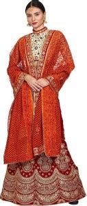 Fashion and Heritage Chiffon Embroidered Women Dupatta - Buy Fashion ...