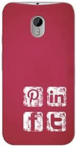 Kasemantra Social Media Icons Case For Moto G Turbo Edition : Amazon.in ...