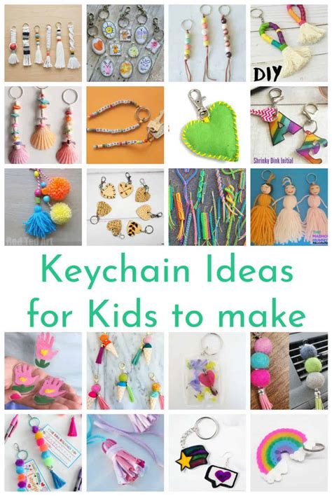 25+ DIY Keychain Ideas For Kids To Make - Emma Owl