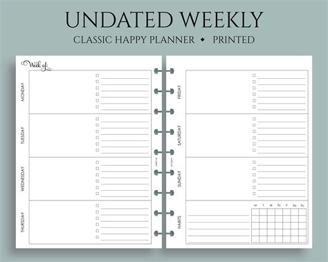 Planner Horizontal Layout at Lydia Eddy blog