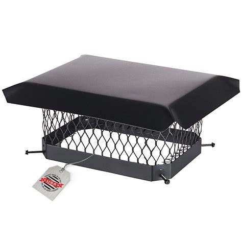 HY-Guard Galvanized Steel Chimney Cover - HY-C Black Chimney Cap ...