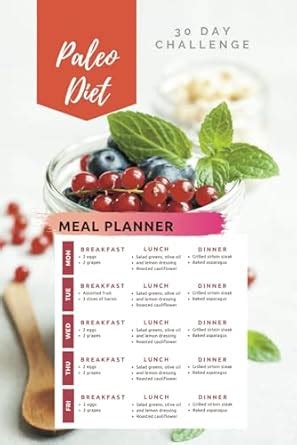 Buy 30 Day Challenge Paleo Diet Meal Planner: The Complete Guide to ...