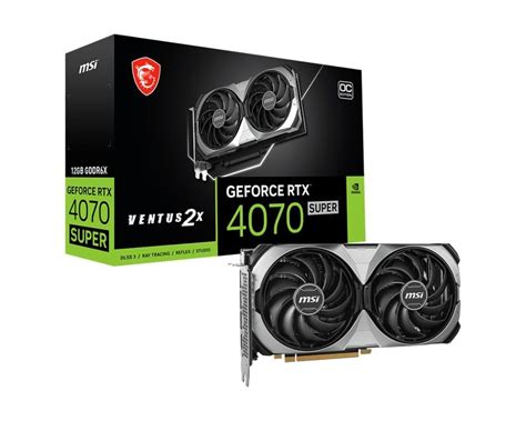Amazon.in: Buy MSI GeForce RTX 4070 SUPER 12G VENTUS 2X OC Graphic Card ...