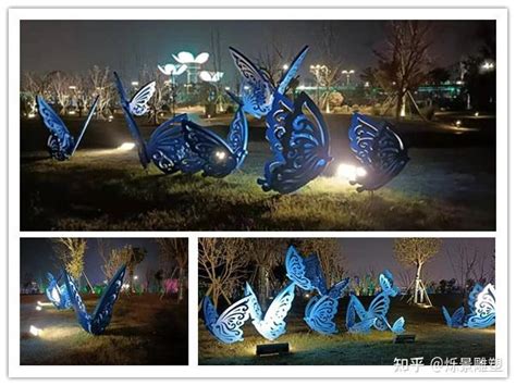 蝴蝶不锈钢雕塑-园林蝴蝶雕塑案例 - 知乎