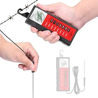 CATKOO 1000V-8000V 8LED Lights Portable Digital Fence Tester Home ...