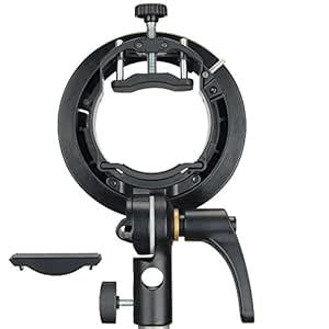 Buy Boosty® S2 Speedlite S-Type Bracket Bowens Mount, for Godox V1 ...
