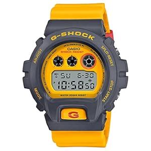 Buy Casio Men Leather G-Shock Digital Yellow Dial Dw-6900Y-9Dr (G1337 ...
