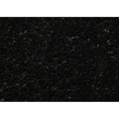 Garland Rug Gramercy 20-in x 34-in Black Polypropylene Bath Mat Set in ...
